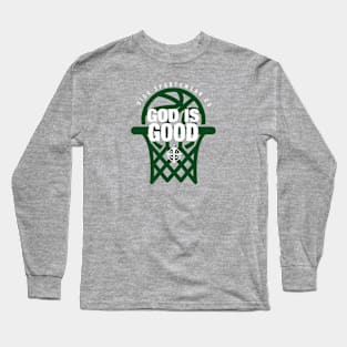 GOD IS GOOD (GRAY & GREEN) Long Sleeve T-Shirt